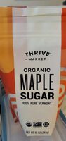 Organic maple sugar