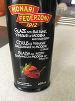Coulis de vinaigre balsamique de modène et fraise