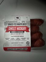 Grass Fed Wagyu beef Sweet Hickory Smoked Sausage