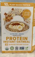 Protein Instant Oatmeal Banana Brown Sugar
