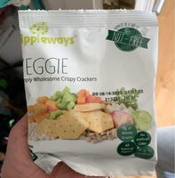 Veggie crispy crackers