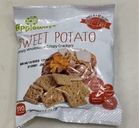 Sweet potato simply wholesome crackers