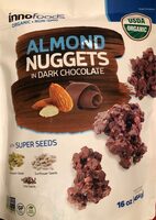 Organic Almonds Nuggets In Dark Chocolate With Super Seeds
