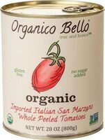 Organico Bello Whole Peeled Tomatoes