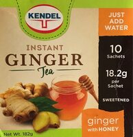 Instant Ginger Tea with honey