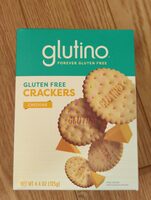 Glutino, gluten free crackers, cheddar