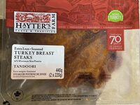Turkey Breast Steaks - Tandoori
