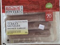 Turkey Sausages Honey Garlic