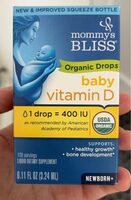 Baby Vitamin D Organic Drops