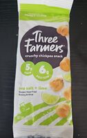 Crunchy chickpea snack sea salt and lime