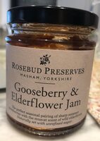 Gooseberry & elderflower jam