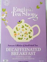 English tea Shop, Decaffeinated Breakfast, organic