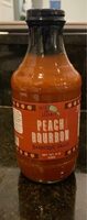 Bbq sauce peach bourbon allnatural barbecue sauce with peaches