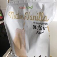 Native vanilla free range egg white protein powder