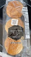 Sesame Seed Brioche Buns