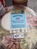 Marketside chef salad with turkey and ham