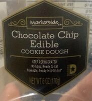 Chocolate chip edible cookie dough
