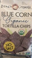 Organic No Salt Blue Corn Tortilla Chips