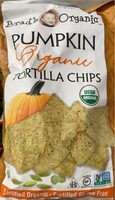 Pumpkin orgsnic tortilla chips