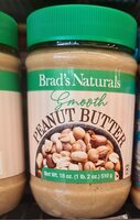 Brad's naturals, smooth peanut butter