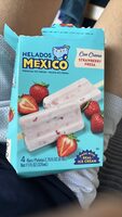 Helados Mexico Con Crema Strawberry Fresa