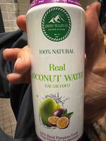 Real Coconut Water With Real Passion Fruit