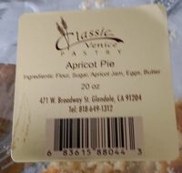 Apricot pie