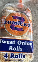 Sweet onion rolls