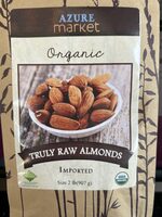 Almonds, truly raw, organic
