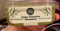 Lime cilantro hummus