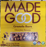 Made Good Granola Bars Chocolate Banana