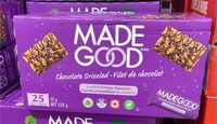 Chocolate drizzled