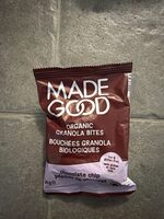 Organic Granola Bites chocolate chip