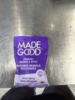 ORGANIC GRANOLA BITES mixed berry