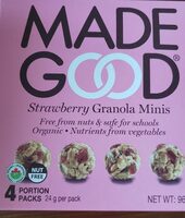 Strawberry Organic Granola Minis