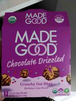 Birthday cake flavored granola bites