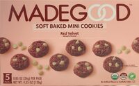 Soft Baked Mini Cookies Red Velvet