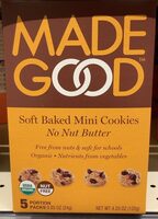 No Nut Butter soft baked mini cookies