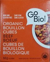 Organic bouillon beef cubes