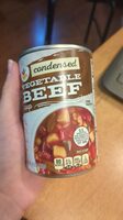 Vegetable beef condensed soup