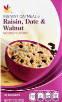 Instant Oatmeal, Raisin, Date & Walnut