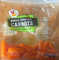 Peeled baby-cut carrots