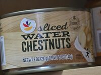 Sliced water chestnuts