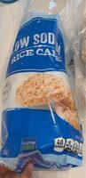 Low sodium rice cakes