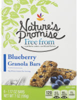 Blueberry granola bars