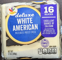 Deluxe American pasteurized process cheese
