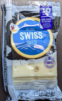 Swiss deli style sliced cheese