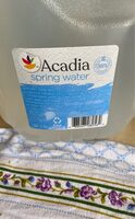 Acadia spring water