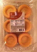 Dessert shells sponge cake