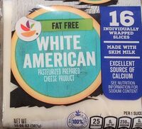 White American Pasteurized Prepared Cheese Product